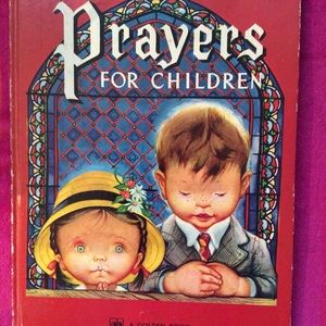 Children’s book HB “Prayers for Children” RARE Vtg Elsewhere $46 ~1974 5th print